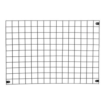 [en.casa] Wandrek Sæby industrieel metaal 75x55 cm zwart, Verzenden, Nieuw