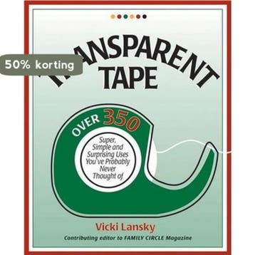 Transparent Tape - Vicki Lansky 9781931863322, Verzenden, Gelezen, Vicki Lansky
