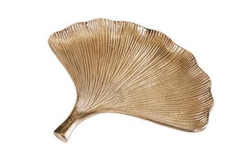 Decoratieve kommen set van 3 GINKGO 30cm goud handgemaakt, Huis en Inrichting, Woonaccessoires | Vazen, Ophalen of Verzenden, Nieuw