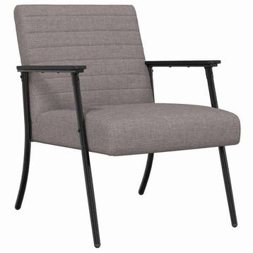 Relaxstoel Taupe Stof | 34% Korting | Tweedekansje, Huis en Inrichting, Fauteuils, Minder dan 75 cm, Ophalen of Verzenden, Zo goed als nieuw