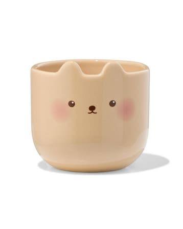HEMA Plantenpot 7cm keramiek beer, Verzenden