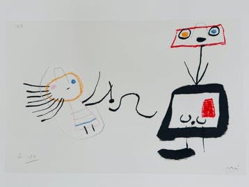 Joan Miro (1893-1983) - Enfance DUbu (1972) Tav.22