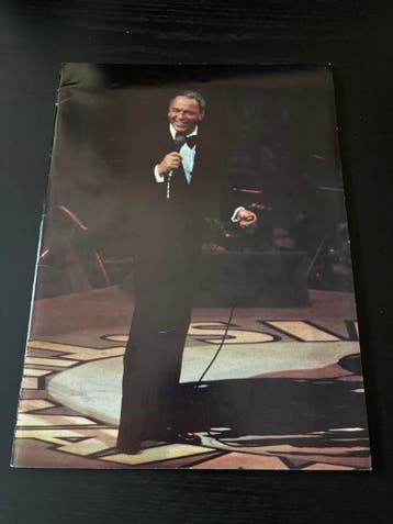 Frank Sinatra - Origineel tourprogramma (1982), Ophalen of Verzenden, Gebruikt, Boek, Tijdschrift of Artikel