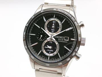 Seiko - Solar Chronograph - Zonder minimumprijs - V172-0AP0