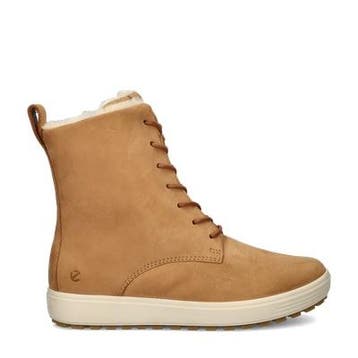 Ecco Soft 7 Tred veterboots voor dames in het Bruin, Kleding | Dames, Schoenen, Ecco, Bruin, Verzenden, Lage of Enkellaarzen