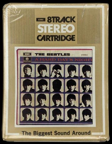 Beatles - A Hard Days Night - Sealed - 8-track tape - 1964, Cd's en Dvd's, Nieuw in verpakking