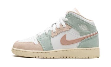 Jordan 1 Mid SE Pink Oxford (GS), Nieuw