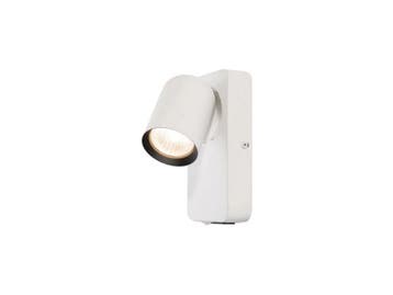 Veiling - 4x Bedlamp Wandlamp GU10 Armatuur cilinder wit en, Nieuw