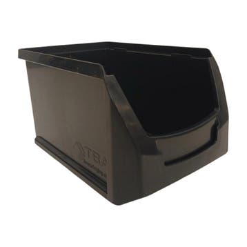 Magazijnbak 220x140x125 mm, zwart pp, nieuw, Ophalen of Verzenden