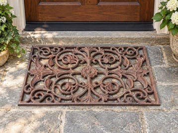 Architectonisch ornament - Grote rechthoekige rustieke, Antiek en Kunst