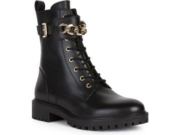 Geox Hoara - Biker boots - Zwart, Verzenden, Nieuw