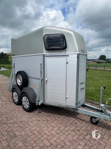 Prachtige Bockmann 1,5 paards! Vol Aluminium!, Ophalen, Zo goed als nieuw, Aluminium, 1½-paards trailer