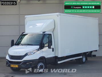 Iveco Daily 72C21 3.0L Automaat 1000KG Laadklep Luchtvering, Automaat, Stof, Gebruikt, Euro 6