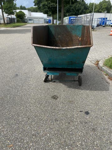 Gebruikte Kantelbakken, Kantelbak, Kiepbak, Kiepcontainer, Ophalen, Gebruikt, 100 cm of meer, 60 cm of meer