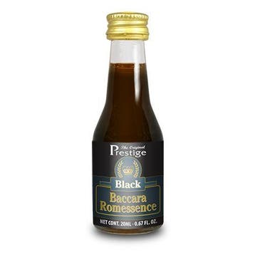 Prestige Black Baccara Rum Essence 20 ML (Stoken & Brouwen), Ophalen of Verzenden, Nieuw, Overige materialen, Overige typen