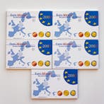Duitsland. Proof Set 2002 A, D, F, G, J (5 Sets) (Zonder