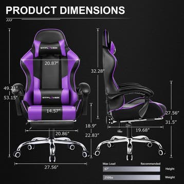 Ergonomische Bureaustoel -  Office Chair - Gamestoel - Volwa, Verzenden, Zo goed als nieuw