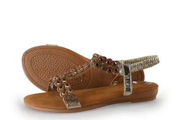 Dolcis Sandalen in maat 38 Goud, Dolcis, Overige kleuren, Verzenden, Sandalen of Muiltjes