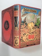 Jules Verne [très rare cartonnage Dos au phare, au portrait
