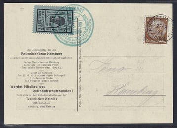 Duitse Rijk 1933 - Luchtpostzegel 21 c I, 30 Pfennig met, Postzegels en Munten, Postzegels | Europa | Duitsland, Gestempeld