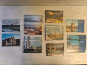 Nederland. 1987/1999, Lot van 12 officiële muntsets /