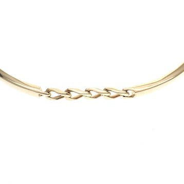Exclusief gouden staafjescollier; Choker (Ketting), Ophalen of Verzenden, Gebruikt, Overige kleuren, Goud