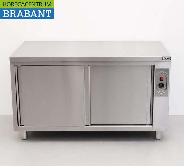 RVS Warmhoudkast Bordenwarmhoudkast 2 schuifdeuren, Zakelijke goederen, Horeca | Keukenapparatuur, Nieuw in verpakking, Ophalen of Verzenden