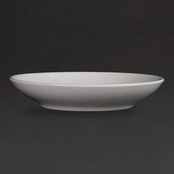 Whiteware diepe borden | 26 cm | 6 stuks, Verzenden