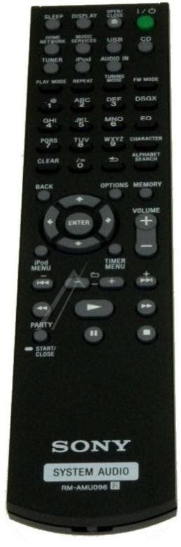 Afstandsbediening Sony rm-amu096 cmt-mx700ni, Ophalen of Verzenden, Nieuw, Origineel