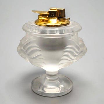 René Lalique - Frosted Crystal Lion Motif - Zonder, Nieuw