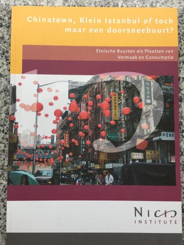 Chinatown, Klein Istanbul of toch maar een doorsneebuurt, 20e eeuw of later, Verzenden, Jan Rath, Nieuw