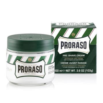 Proraso  Green  PreShaving Cream  100 ml, Verzenden, Nieuw