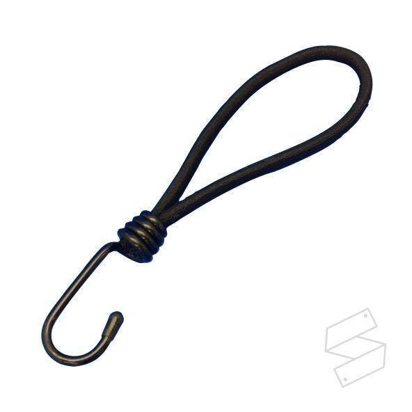 Spanner 6mm met spinhaak 18cm 15kg Zwart, Watersport en Boten, Accessoires en Onderhoud, Nieuw, Ophalen of Verzenden