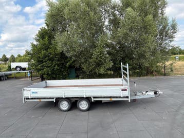 Hulco Plateauwagen 400 x 200 cm 3500 kg in zeer goede staat, Ophalen, Gebruikt