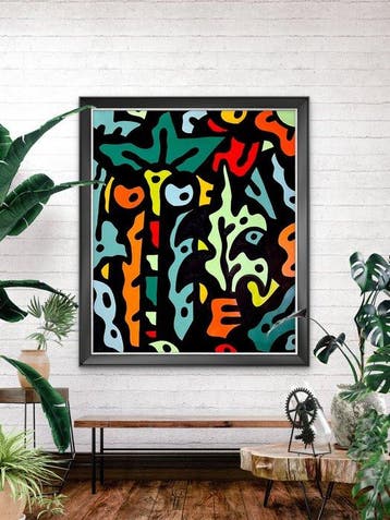 Nuno Barbedo (1983) - Step into nature (XL Size Painting)