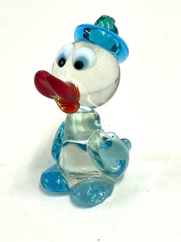 Donald Duck - 1 figure out of Murano glass - Disney - 1990, Verzamelen, Nieuw