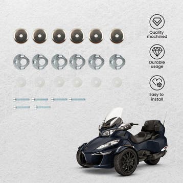 Magnetic Side Spiegel Mounts voor the Can-Am Spyder RT 20..., Motoren, Onderdelen | Overige, Verzenden, Nieuw