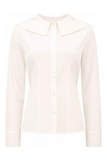Hypedrop Blouse in maat L Wit, Kleding | Dames, Hypedrop, Verzenden, Zo goed als nieuw, Wit