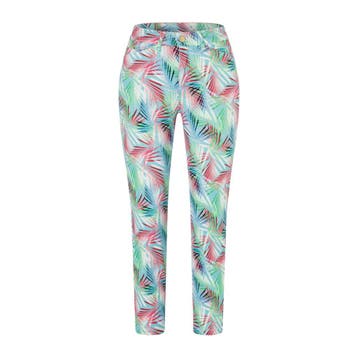 MAC • blauwe Dream Chic jeans met print • 34, Kleding | Dames, MAC, Verzenden, Nieuw, Blauw