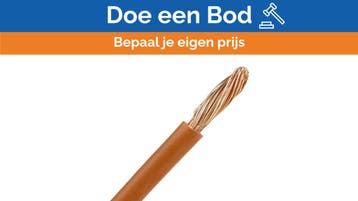 Bieden: H07V-K 2.5mm Flexible Installation Wire Brown, Ophalen of Verzenden, Nieuw, Kabel of Apparatuur