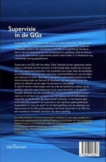 Supervisie in de GGz 9789023248507 Ruud Beunderman, Boeken, Verzenden, Zo goed als nieuw, Ruud Beunderman