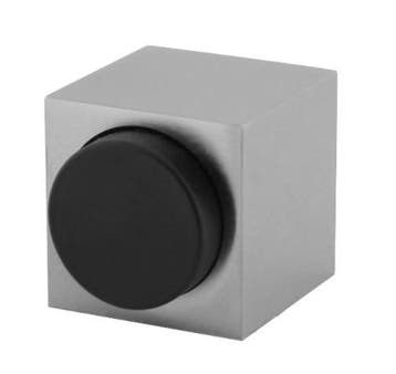 Olivari deurstop Cubo vierkant chroom mat, Verzenden, Nieuw