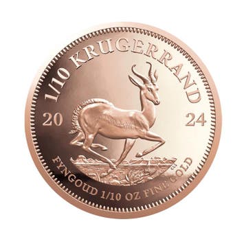 Gouden munt Krugerrand 2024 Proof 1/10 troy ounce, Verzenden