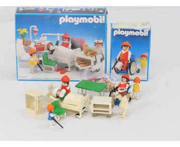 Playmobil 3495 3363 Set Ziekenhuisset Rolstoeler OVP #9511, Ophalen of Verzenden, Gebruikt