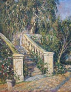 Vanni Rossi (1894-1973), Attribuito a - Scorcio Primaverile, Antiek en Kunst