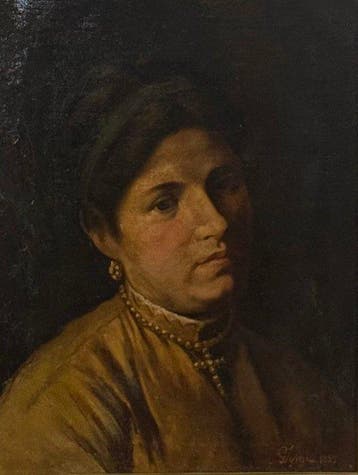 Gioacchino Toma (1836-1891),Attr. - Ritratto di Donna