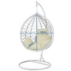 Design Hangstoel Frame | Wit/Beige | A-kwaliteit, Nieuw, Ophalen of Verzenden, Met standaard, Eenpersoons