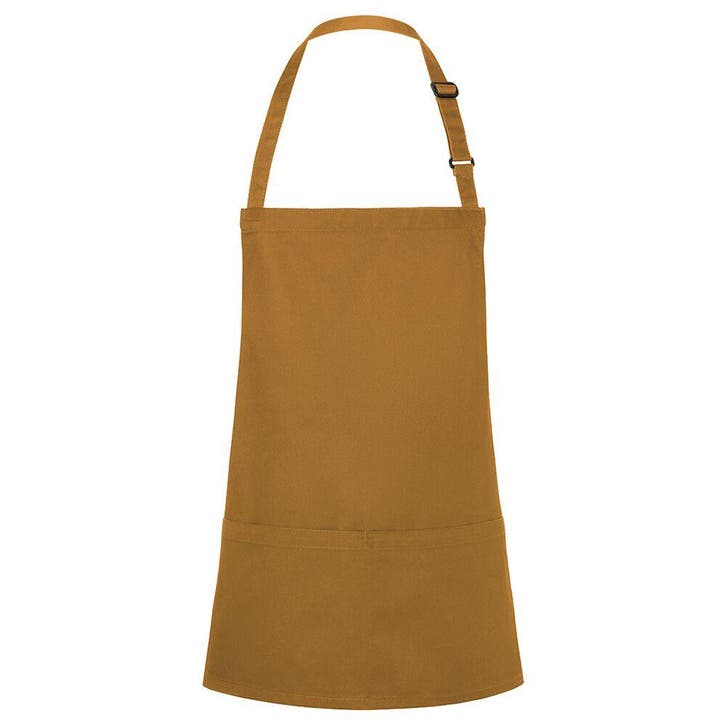 GGM Gastro | KARLOWSKY | Slabbenschort Kort Basic - Mosterd, Huis en Inrichting, Keuken | Textiel, Overige kleuren, Nieuw, Schort