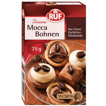 RUF Mokkabonen 75g, Verzenden, Nieuw