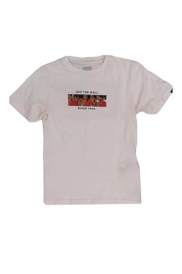 Vans T-shirt Jongens in maat S Wit, Kinderen en Baby's, Verzenden, Zo goed als nieuw, Vans, Jongen of Meisje